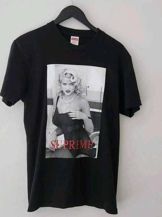 Camiseta negra SS21 Supreme Anna Nicole Smith talla S pequeña