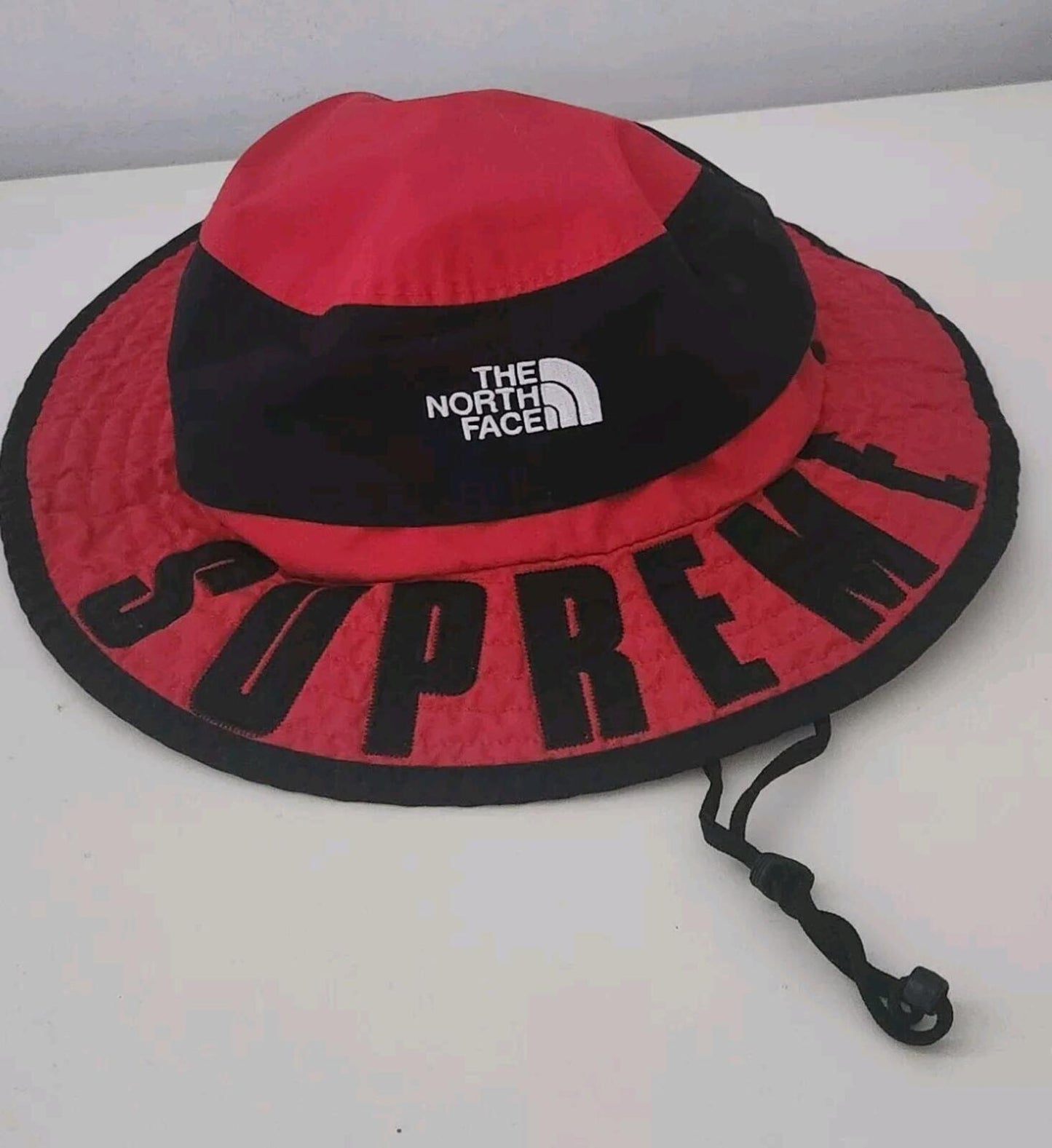 SS19 Supreme THE NORTH FACE Arc Logo Horizon breeze hat Red TNF S/M GORE-TEX