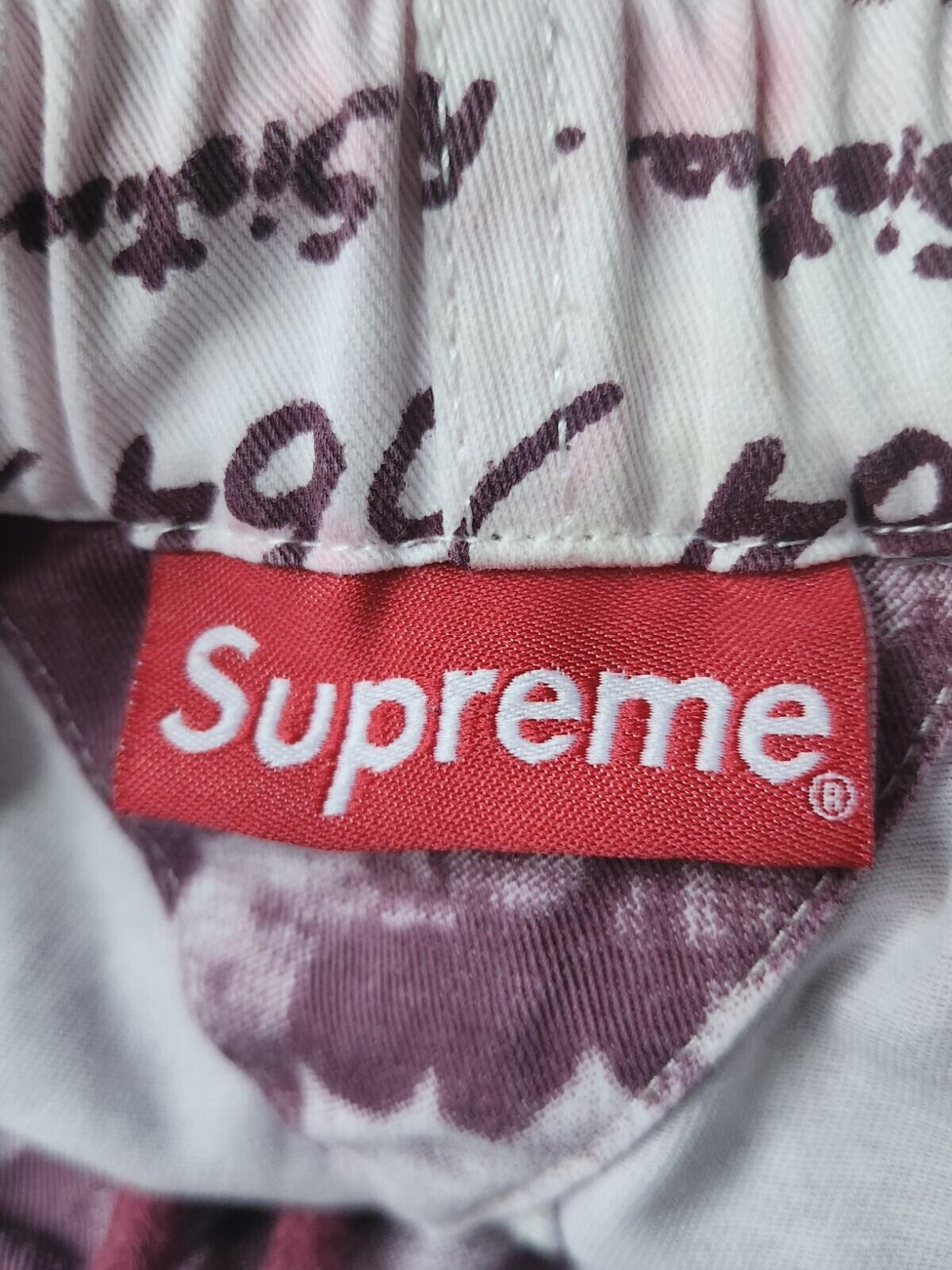 HW17 Supreme Michelangelo Hose Burgund Größe XL