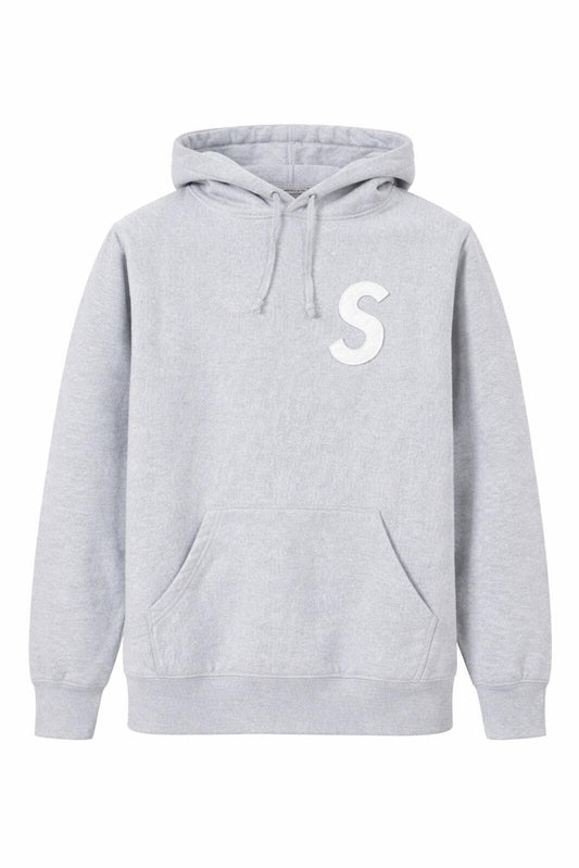 Sudadera con capucha Supreme S Logo SS20 Gris Jaspeado Talla M
