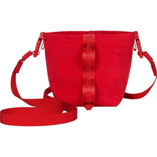 FW20 Supreme Riñonera Bandolera Roja Oscura Resistente al Agua