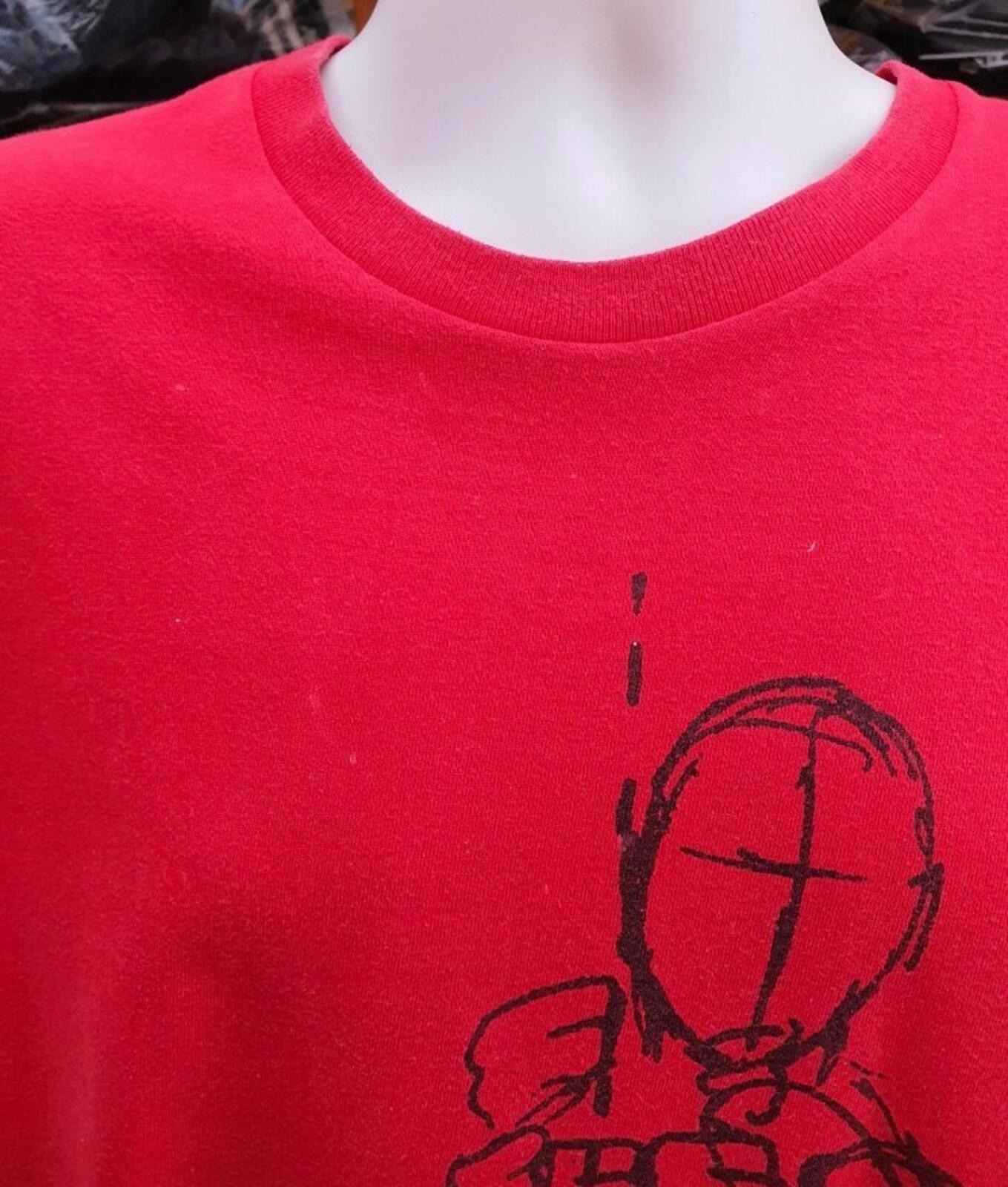 FW13 Supreme Bruce Lee Mantra Tee Red Size L