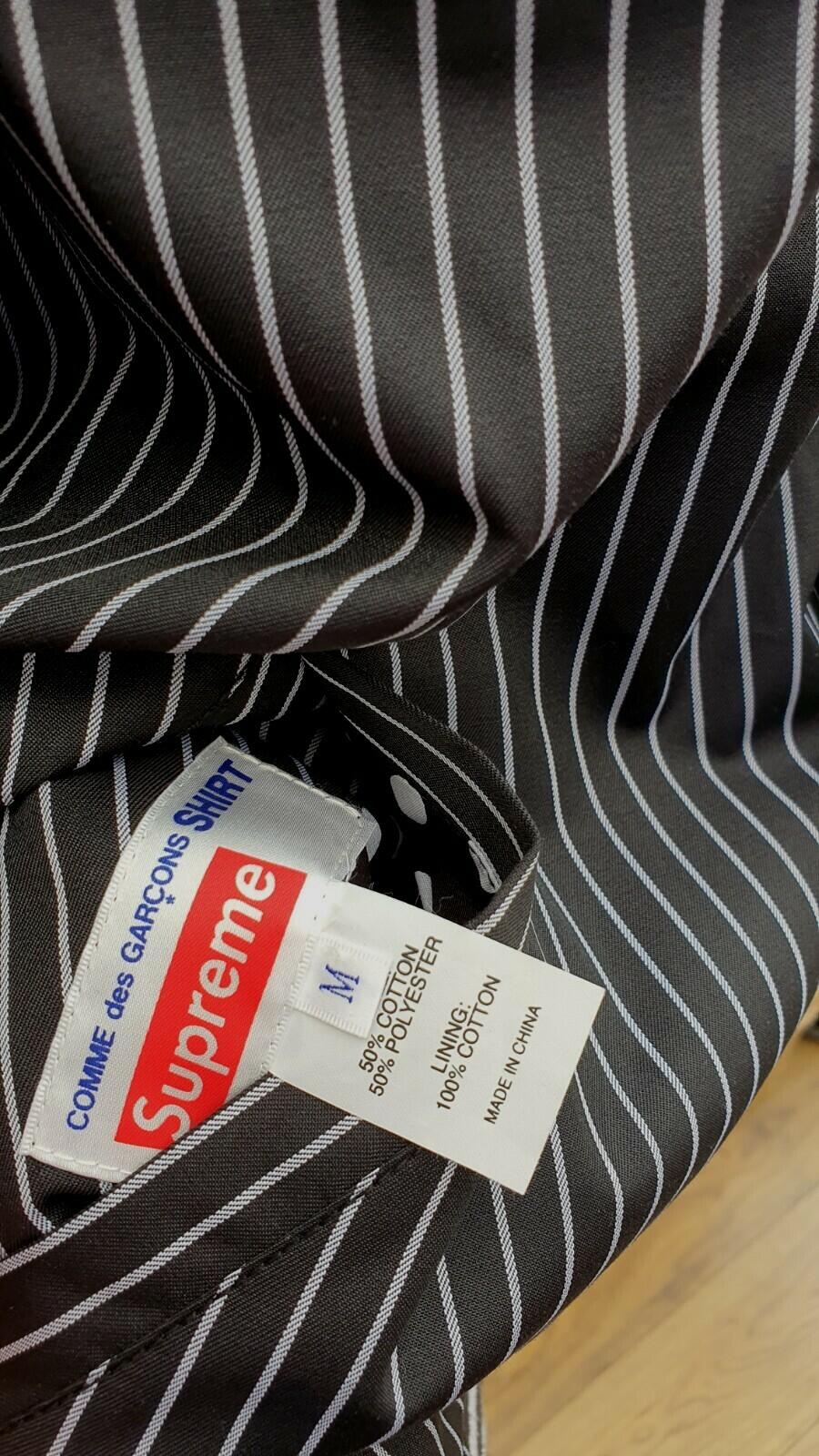SS14 Supreme x Comme Des Garcons Reversible Varsity Jacket M CDG Harold Hunter
