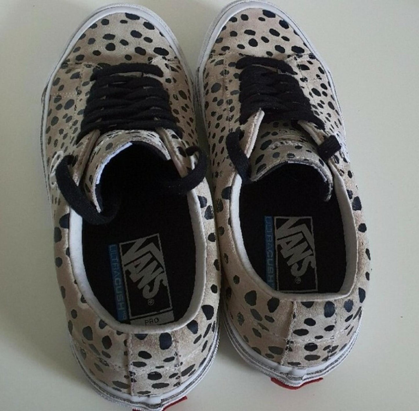 SS18 Supreme x Vans Sid Pro Dalmatian UK 8 US 9 EUR 42.5 Trainers Shoes