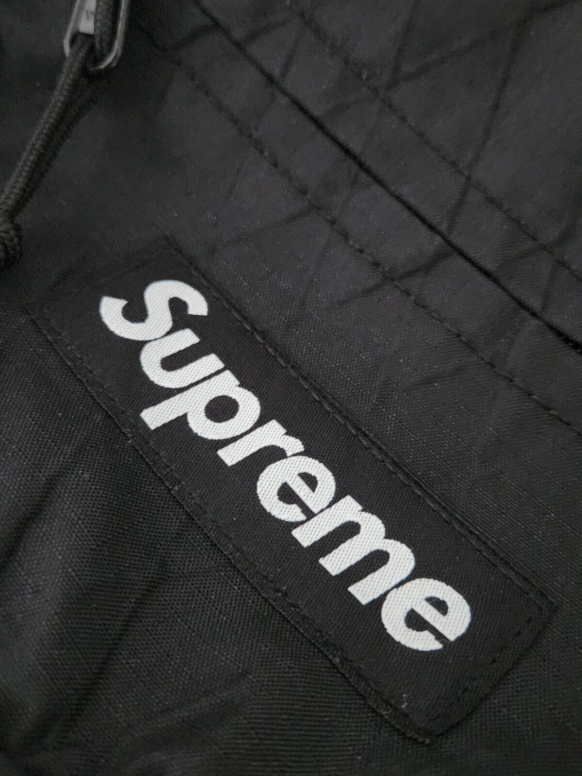 FW18 Supreme Hüft-Schultertasche Wasser- und abriebfest Schwarz 1x benutzt