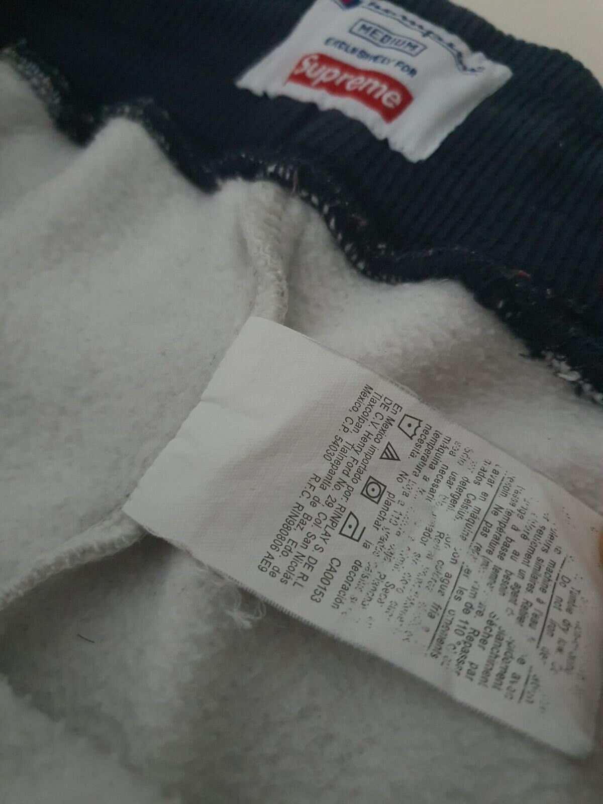 SS15 Supreme Champion Sweatpant size M but they fit smaller S small pants grey