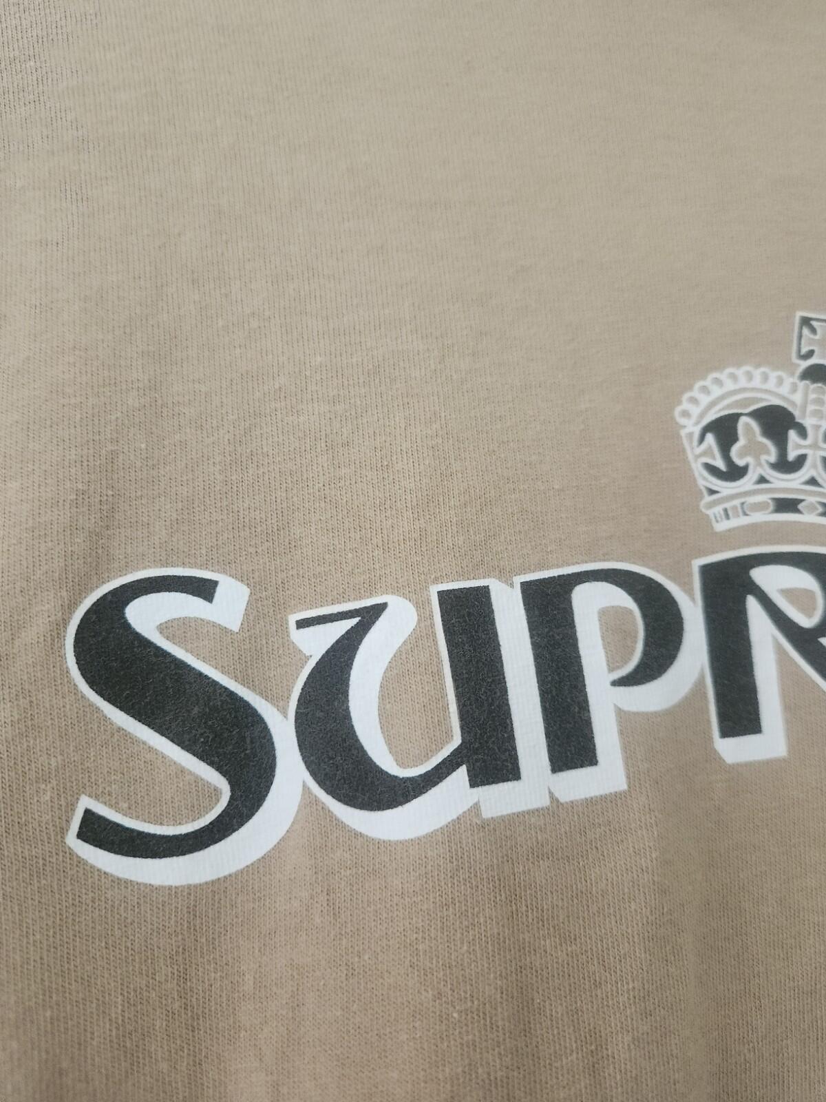 SS23 Supreme Crown Tee Khaki Size S Small T-Shirt Made In U.S.A