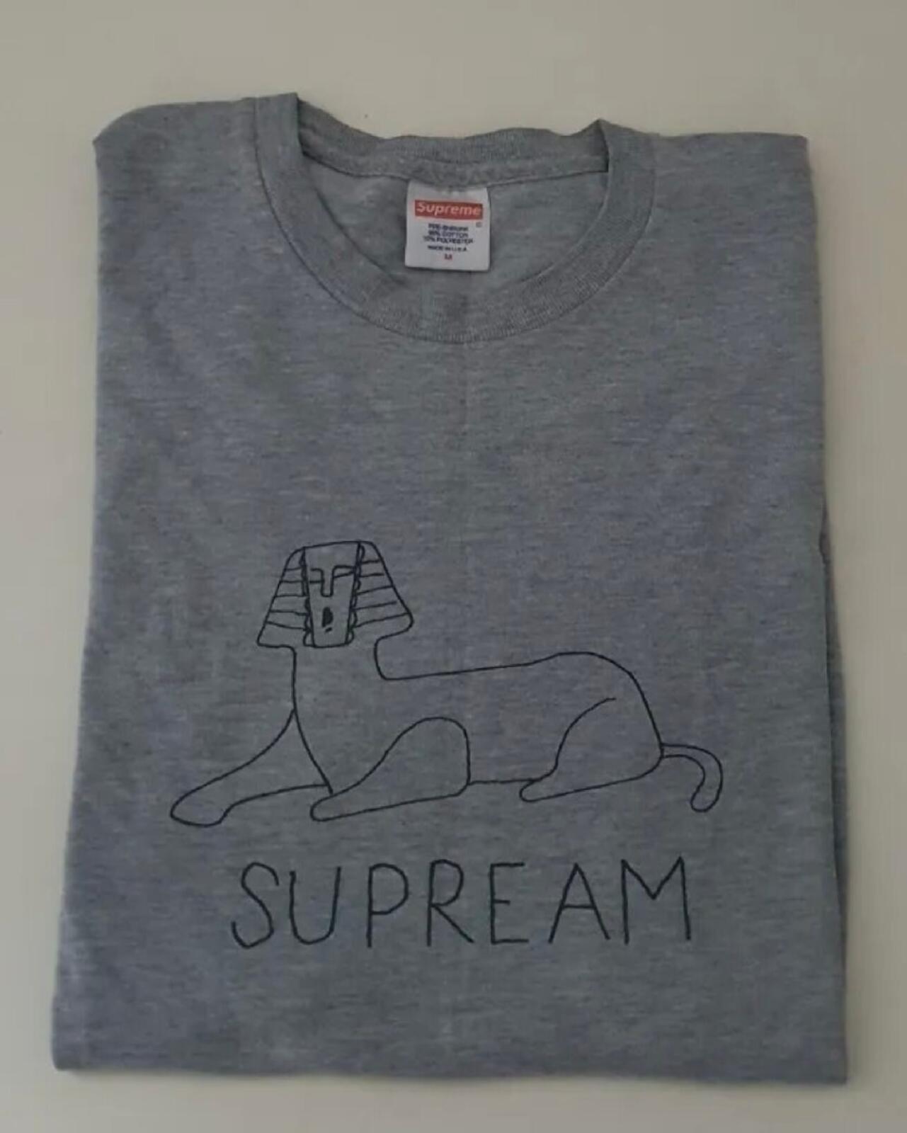 SS13 Supreme Gonz Esfinge Brezo GR Camiseta M