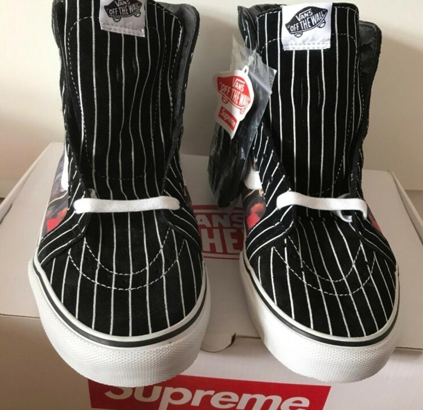 SS14 Supreme x Vans Comme Des Garçon CDG Sk8-Hi Reissue US 10 UK 9 EU 43 Vintage