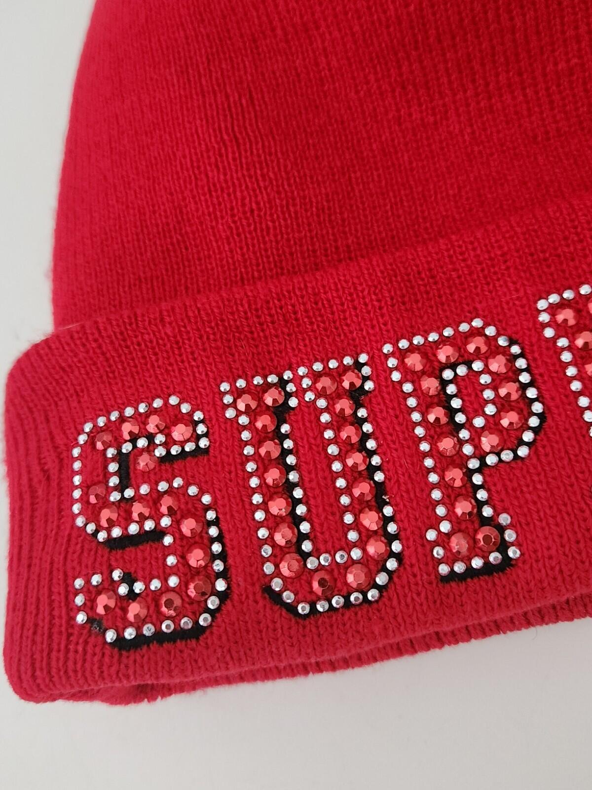 Gorro rojo Supreme New Era Germs SS20