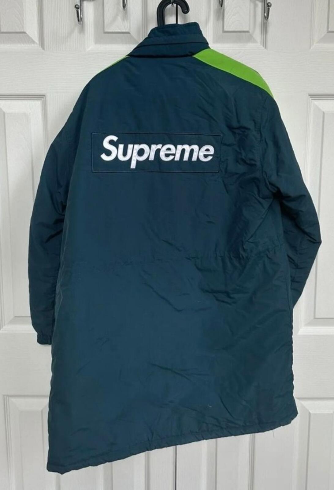 FW17 Supreme Stadium Parka Teal Size S
