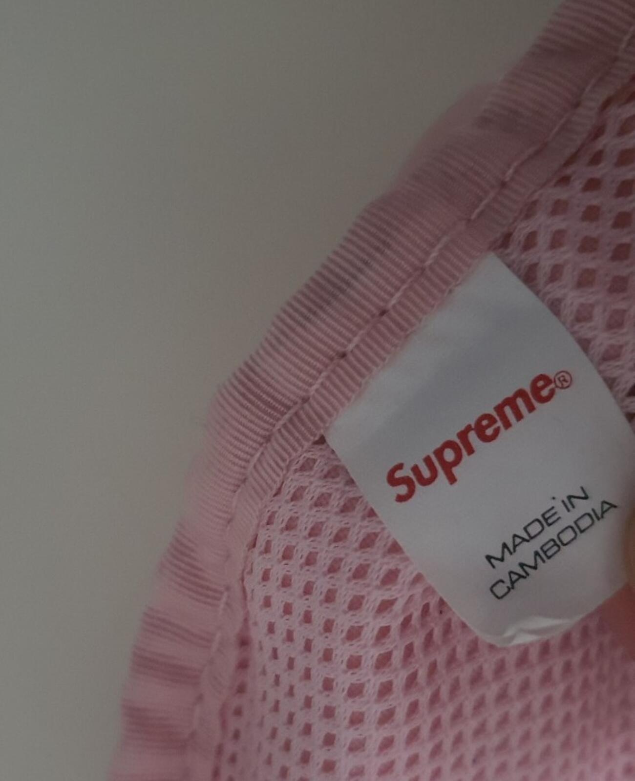 SS22 Supreme small messenger bag Pink Water Resistant Black Box Logo
