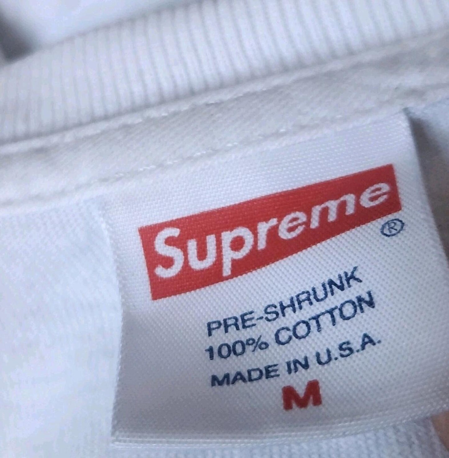 Camiseta Blanca Talla M Mediana SS18 Supreme Hellraiser Pinhead