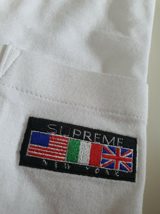 FW16 Supreme Pocket Tee Blanco Talla M