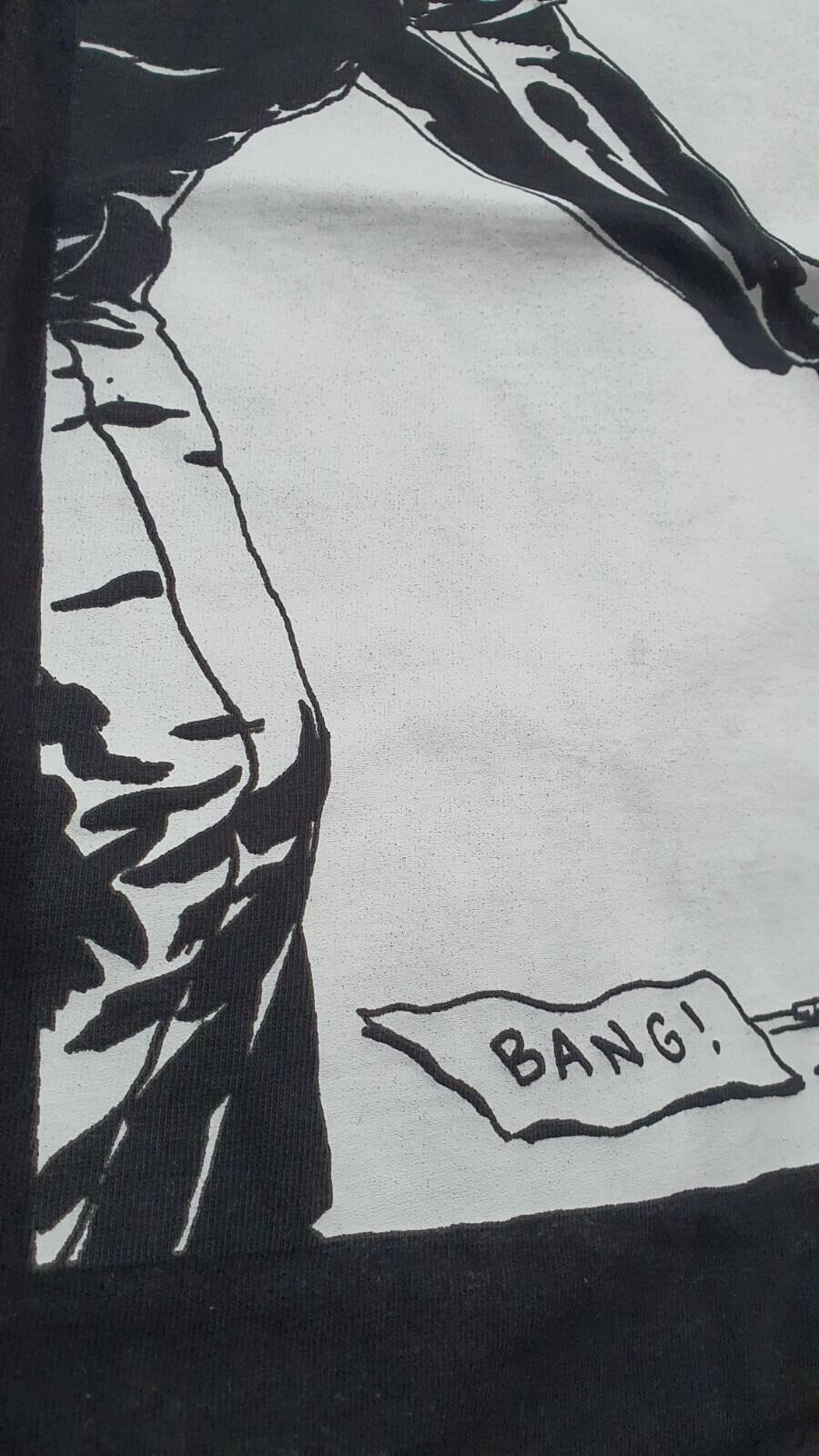 FW14 Supreme x Raymond Pettibon Bang tee black T-shirt