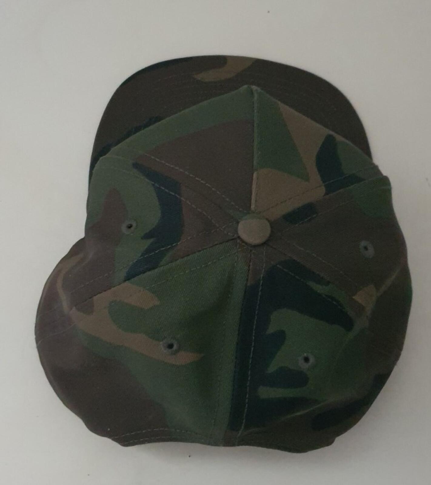 Gorra FW16 Supreme Chrome Classic de 5 paneles camuflaje verde
