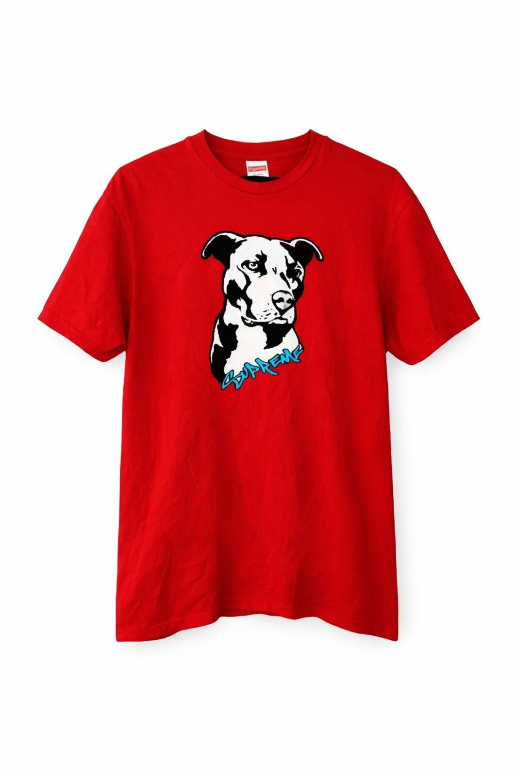 SS20 Supreme Pitbull Tee Red Size M
