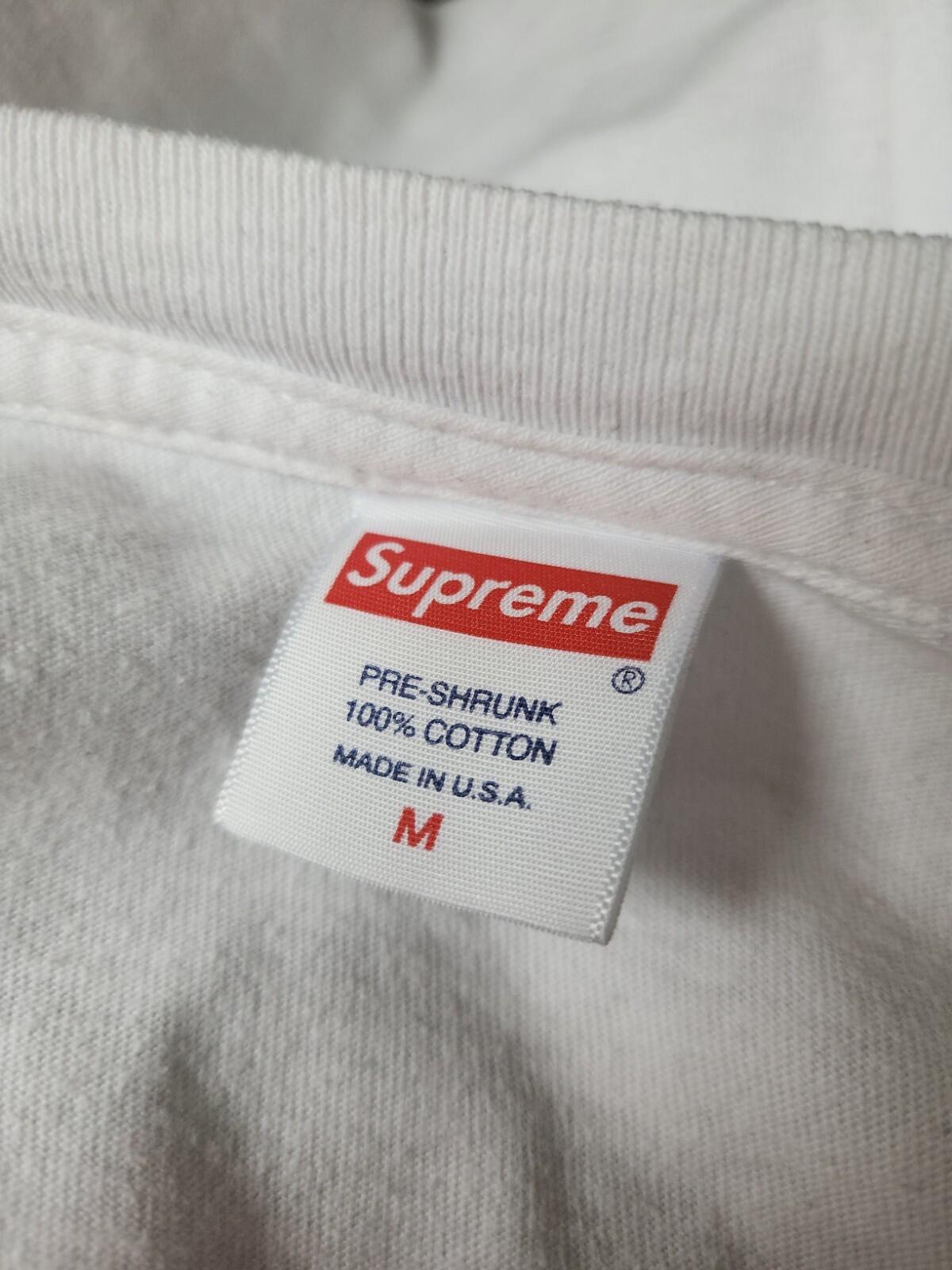 FW16 Supreme x Slayer Eagle tee white T-shirt size M medium
