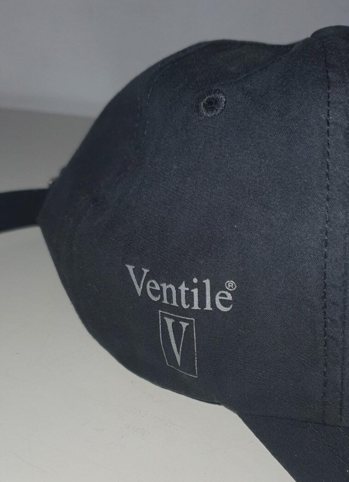 FW21 Supreme Ventile S Logo 6-panel Cap Wasserabweisende Kappe Schwarz Reflektierend