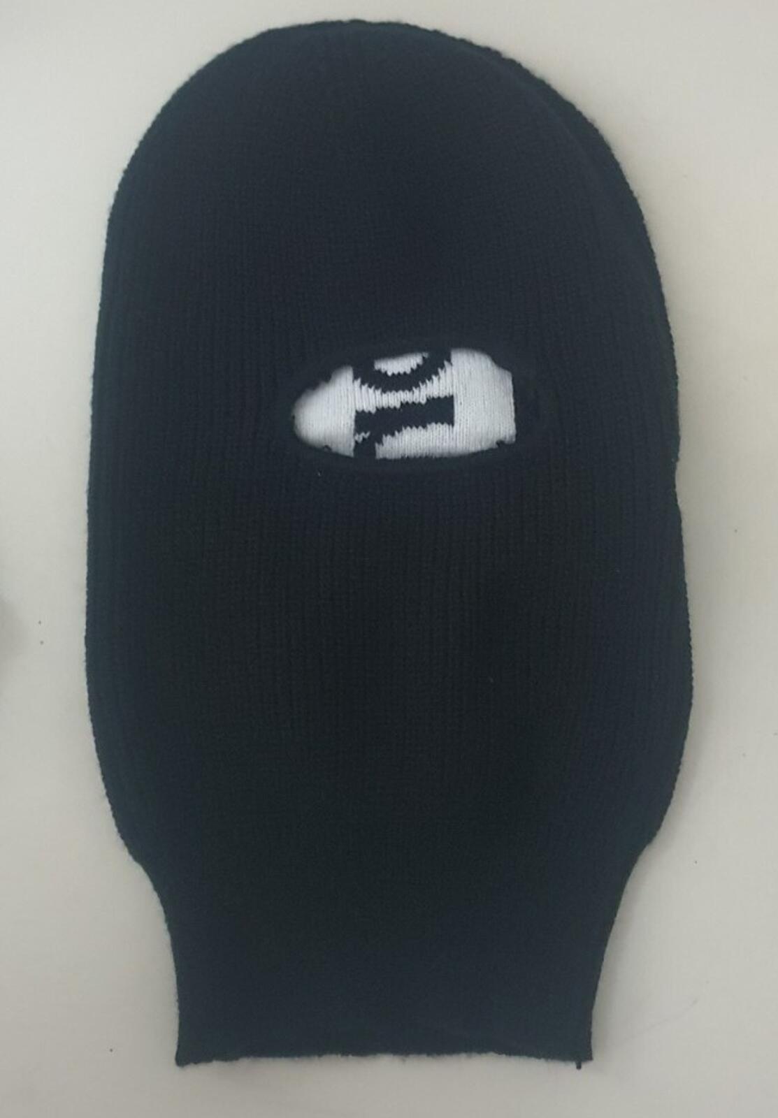 FW20 Supreme New Era Balaclava Black White Jacquard Logo Embroidery