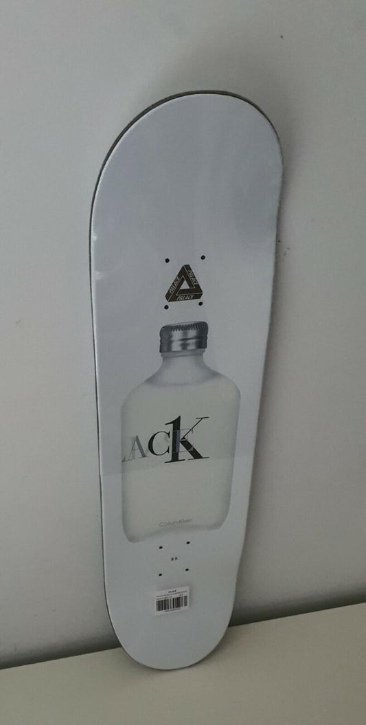 SS22 CK1 Palace Board Skateboard Deck Skate Calvin Klein weiß Größe 8.5" Neu