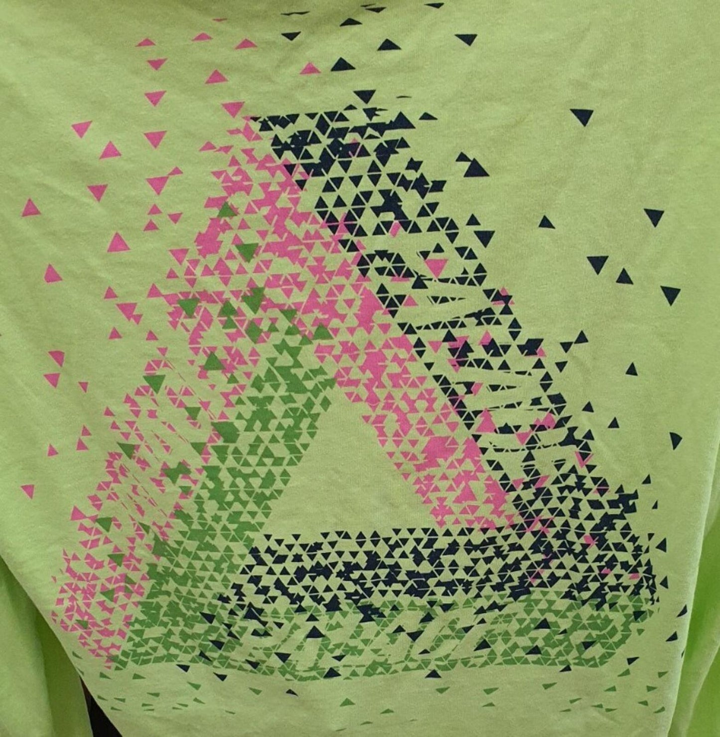 AW17 Palace Tri-Flect L/S T-shirt Fluro Size L