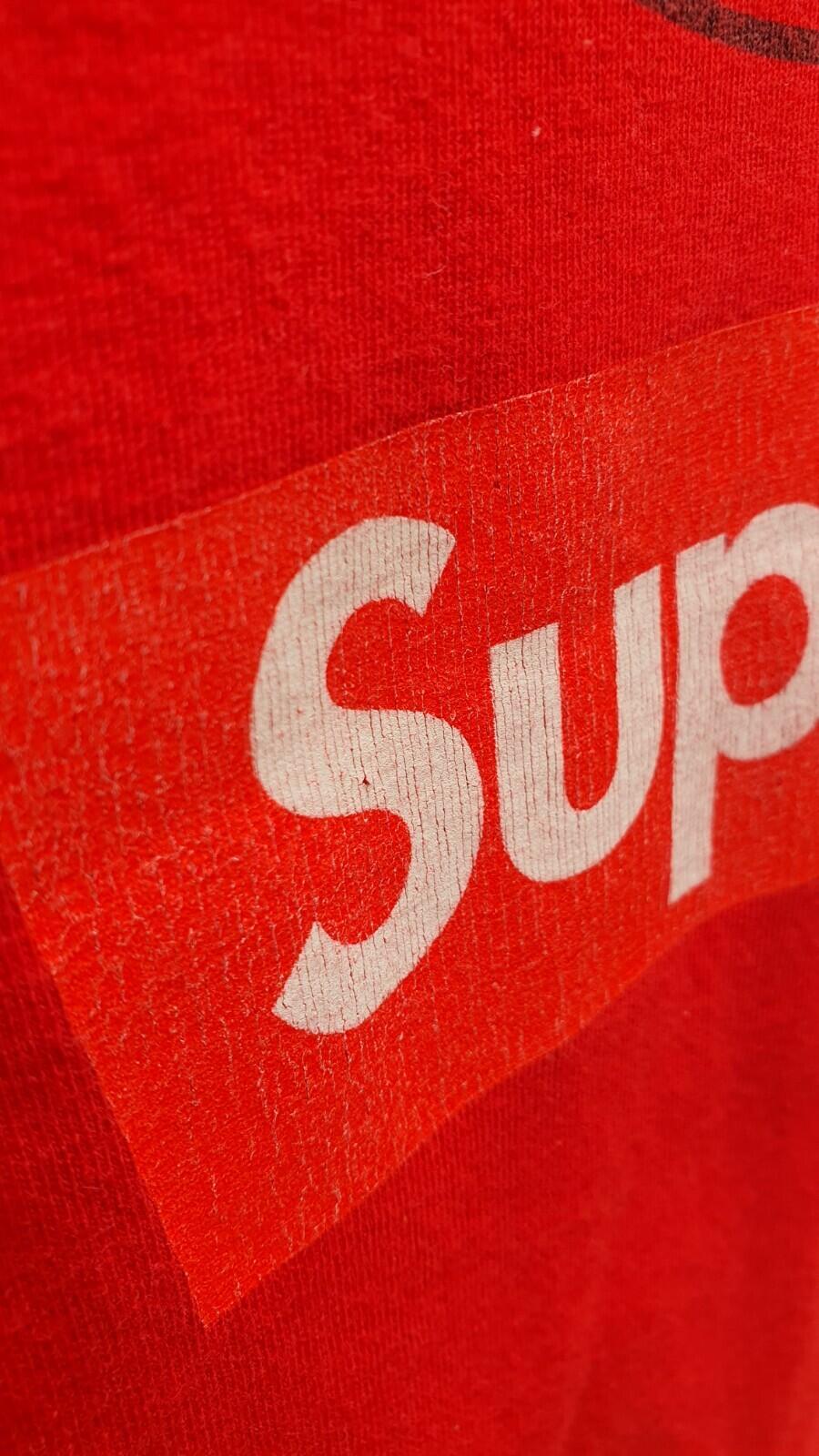 SS06 Supreme x Public Enemy Camiseta Roja Talla XL