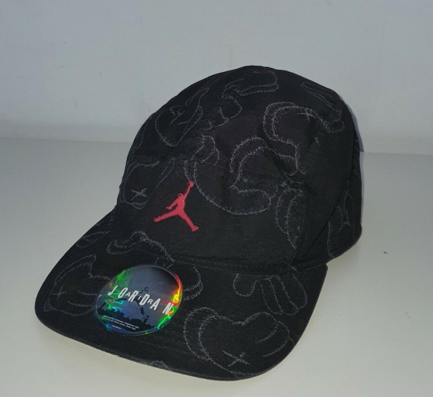 Gorra de 5 paneles SS17 Kaws x Jordan negra