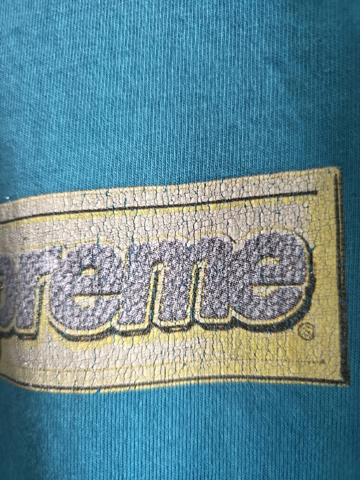 SS13 Supreme Bling Box Logo Tee Turquoise Size L
