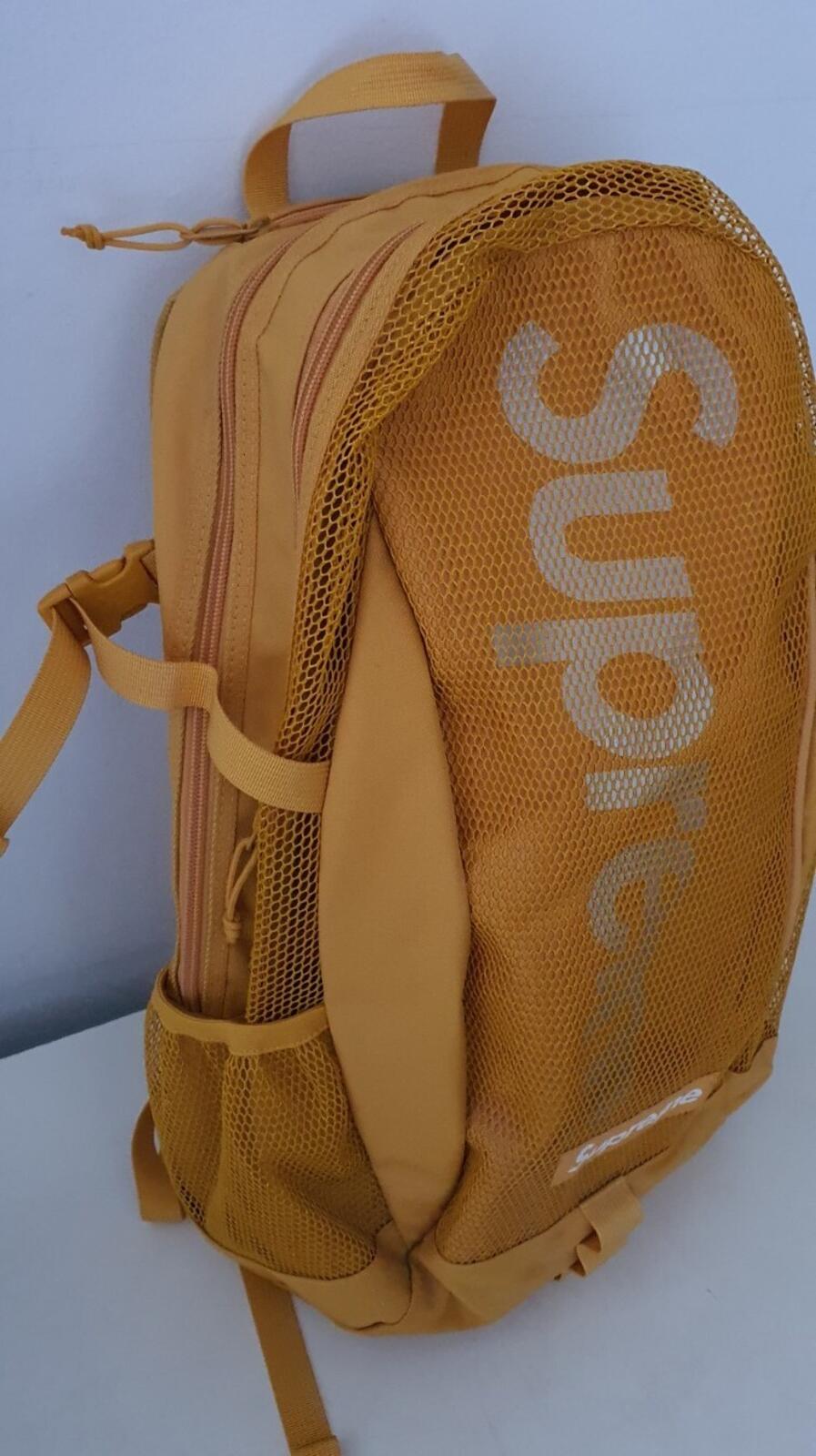 SS20 Supreme gold backpack Cordura yellow