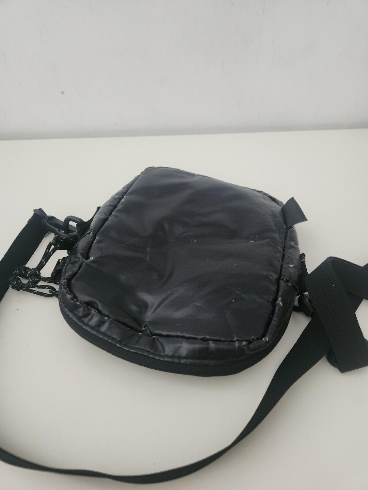 FW17 Supreme shoulder bag black Box Logo Cordura Fabric
