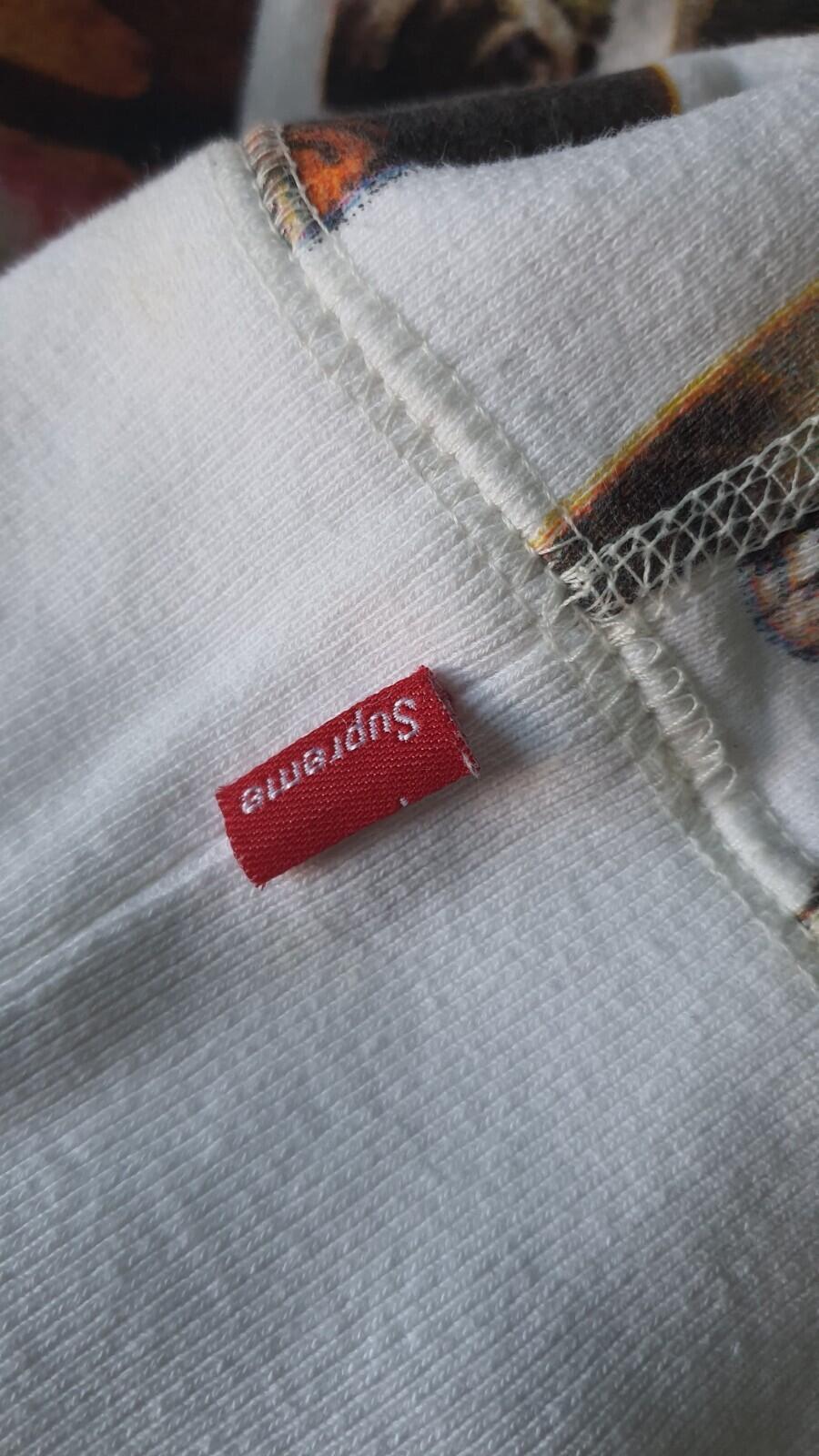 SS17 Supreme Thrills weißer Kapuzenpullover M Hoodie