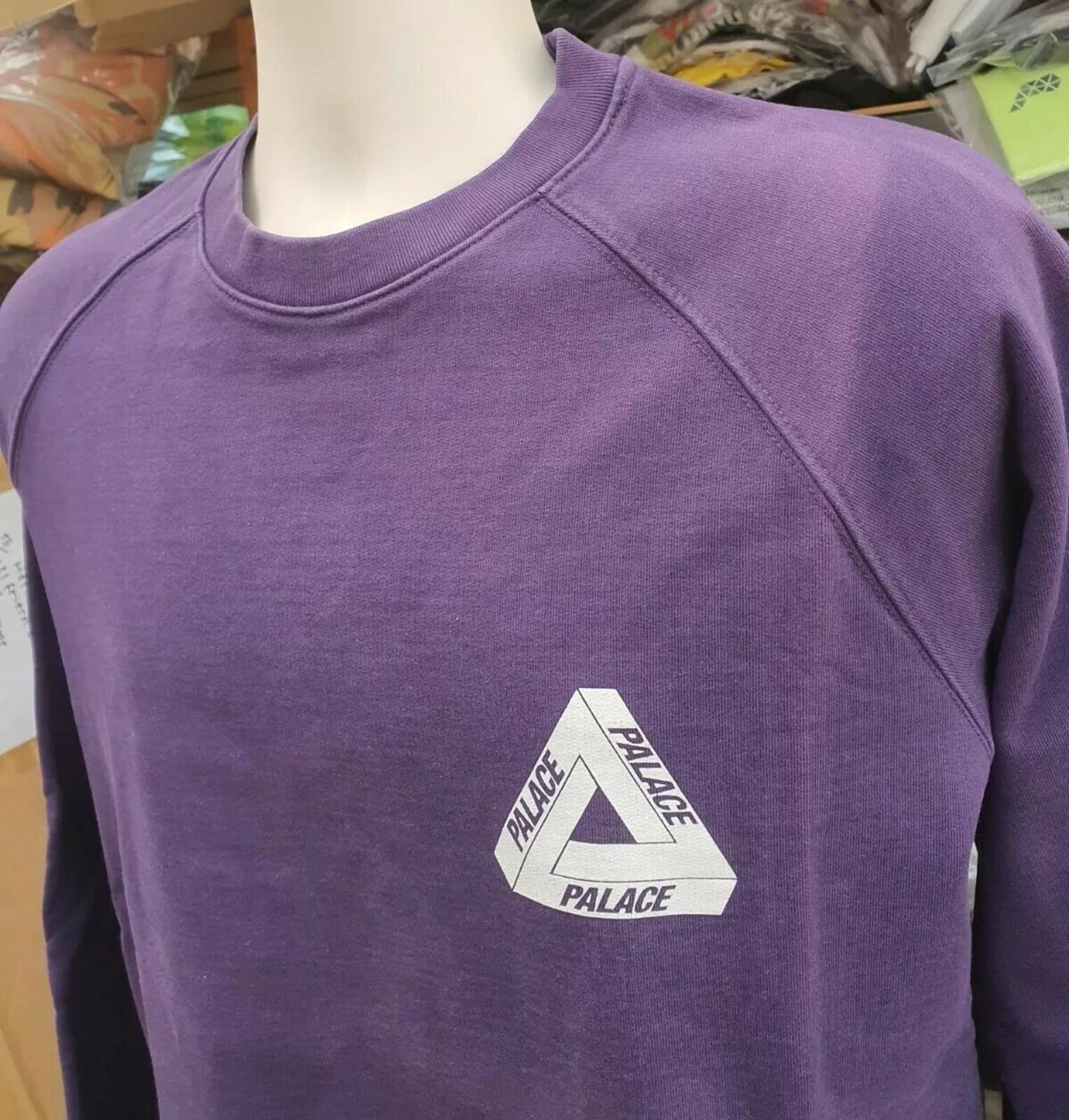 OG Palace Purple Tri-Ferg Crewneck Lila Größe M