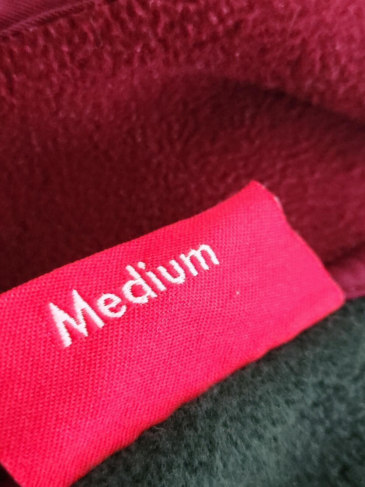 FW16 Supreme Polartec Fleece Color Blocked Half Snap Size M Medium Pullover Rare
