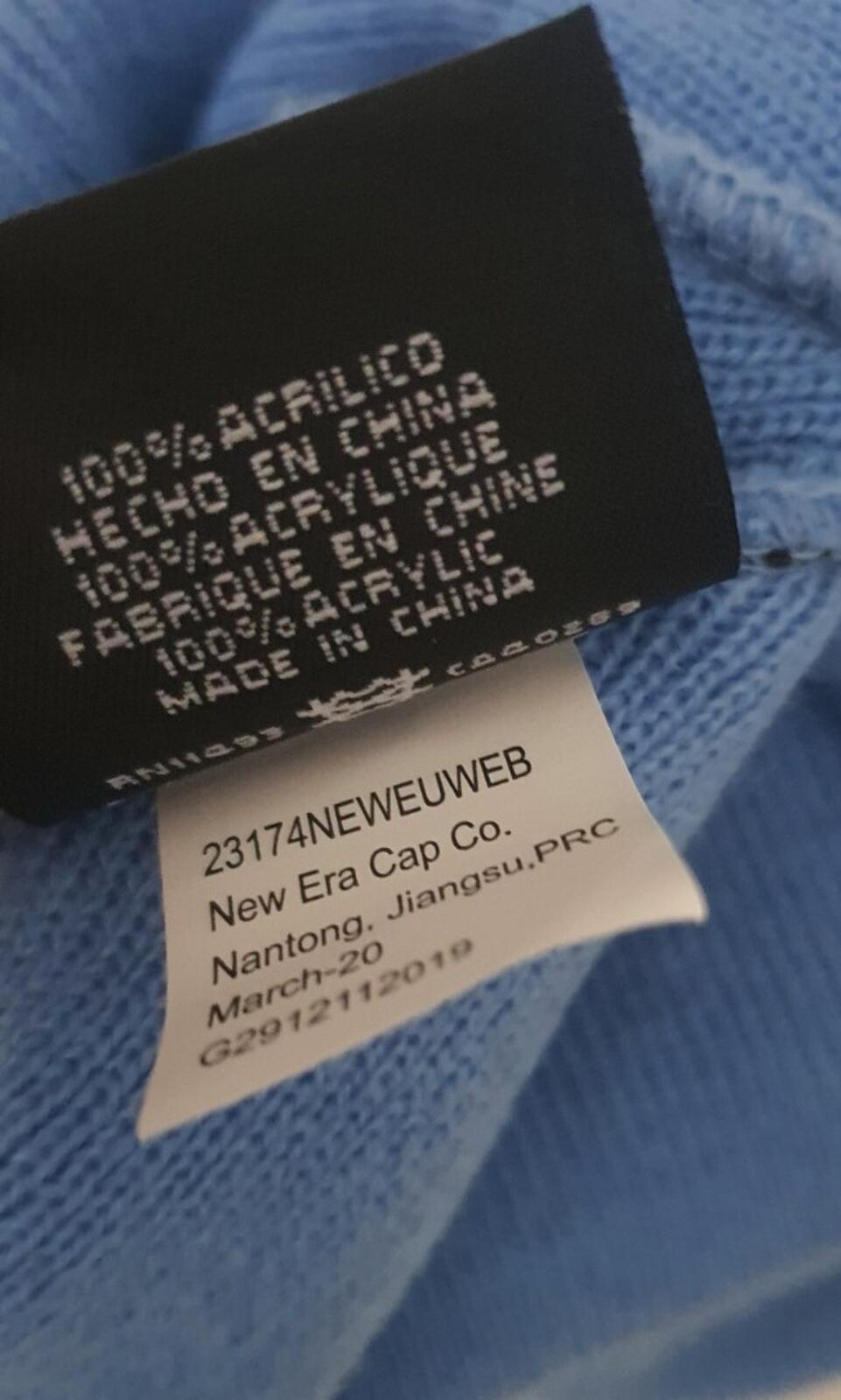 Gorro SS20 Supreme New Era Germs azul claro