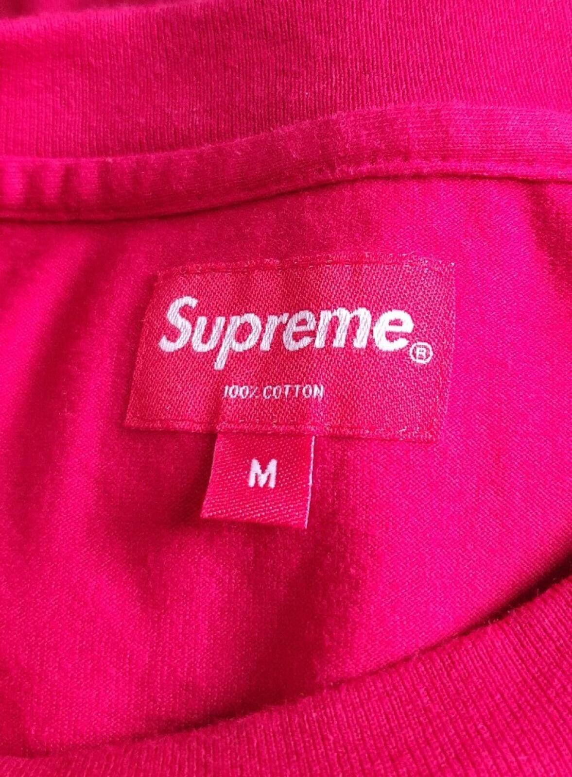 FW18 Supreme Crest L/S Top Medium Burgundy Long Sleeve Means Highest Embroidery