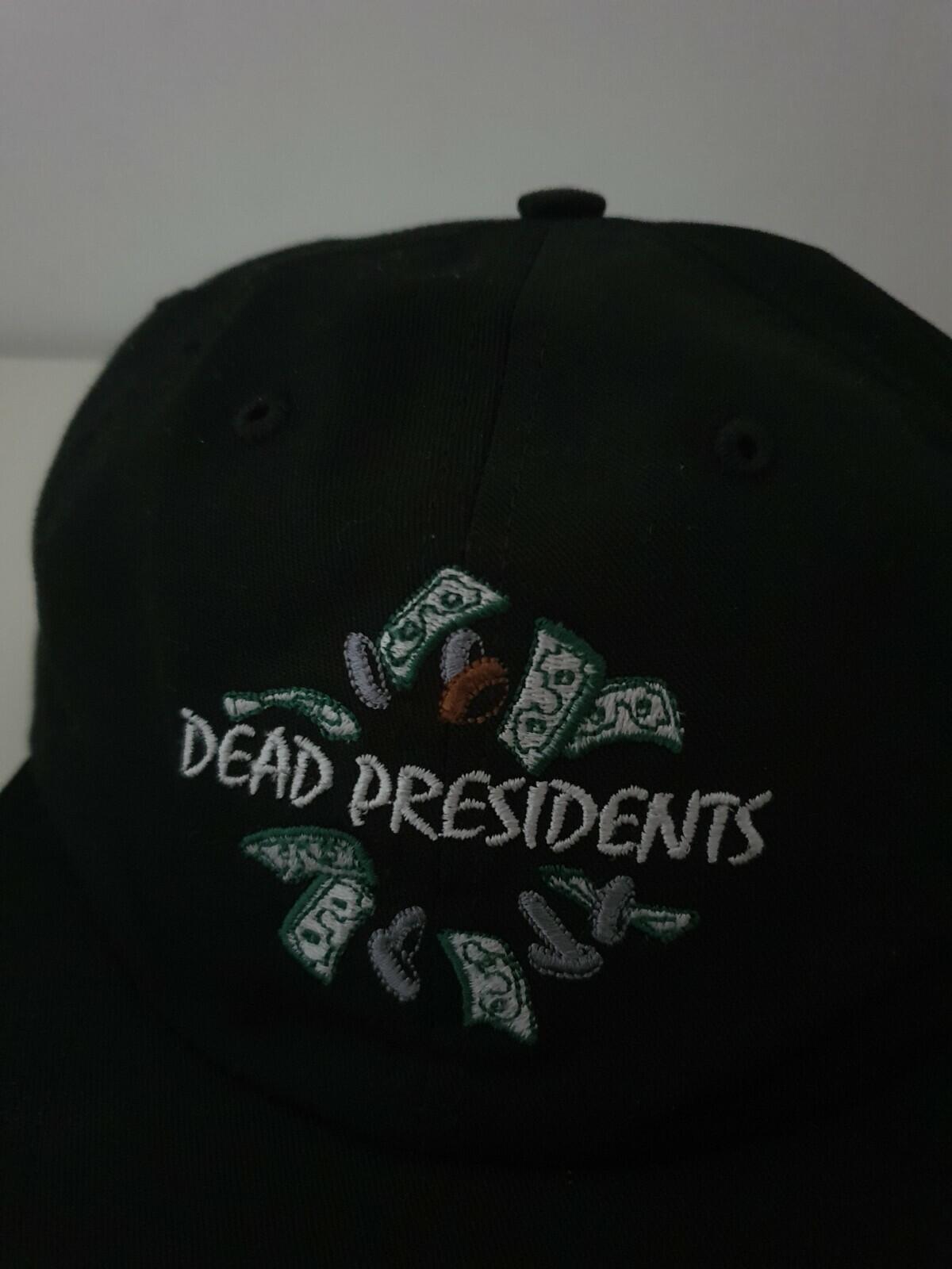 FW18 Supreme Dead Presidents 6-panel hat black cap