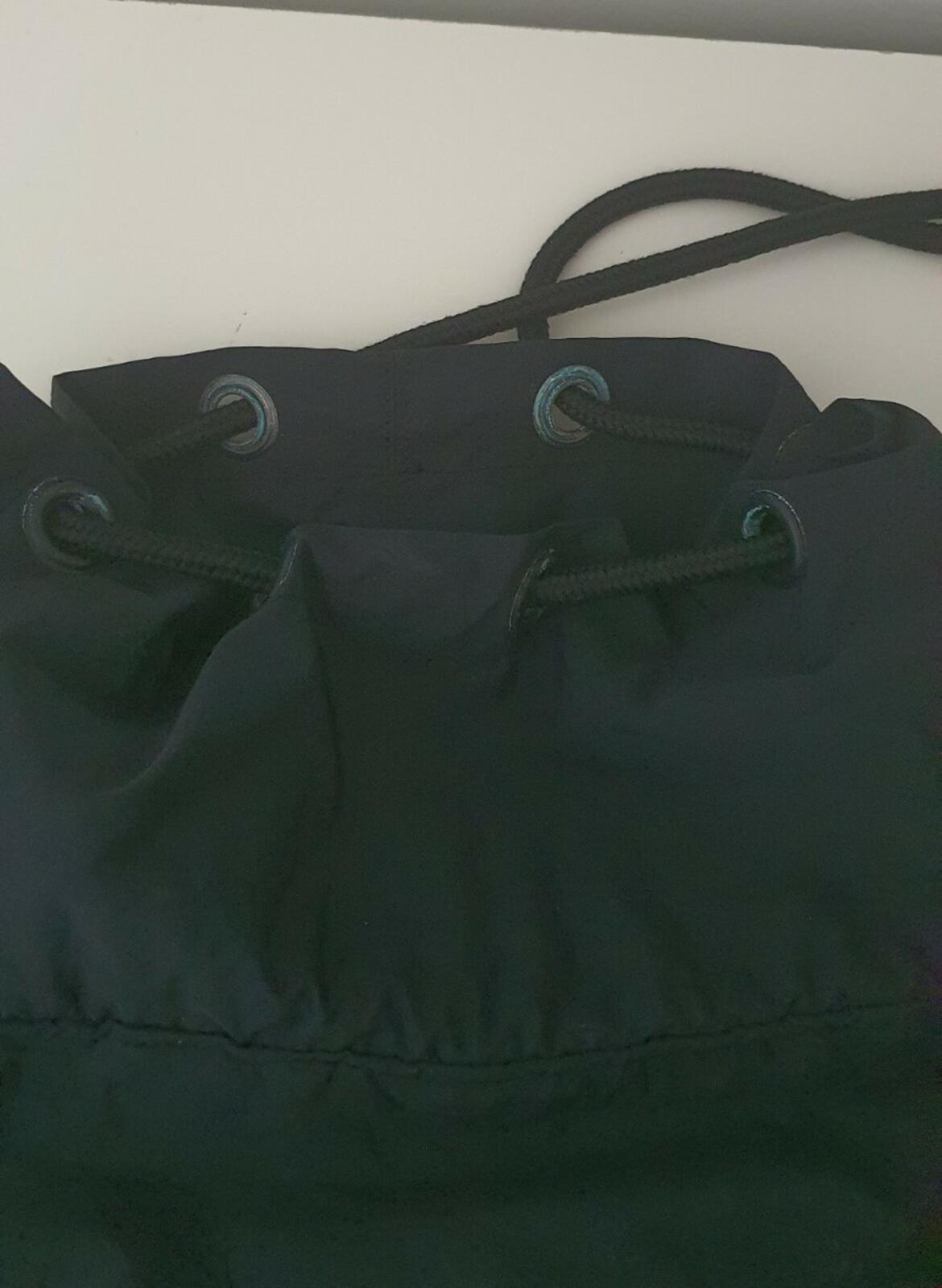 AW16 Palace Benedon black Sack bag / backpack Tri-Ferg