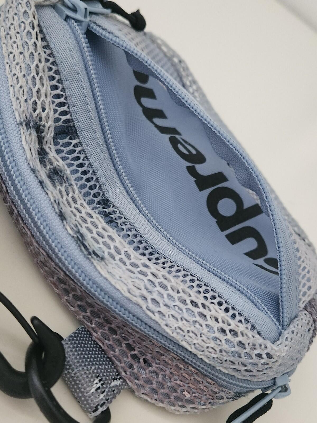 Bolso pequeño de hombro Supreme SS20 Cordura malla camuflaje "chocolate chip" azul