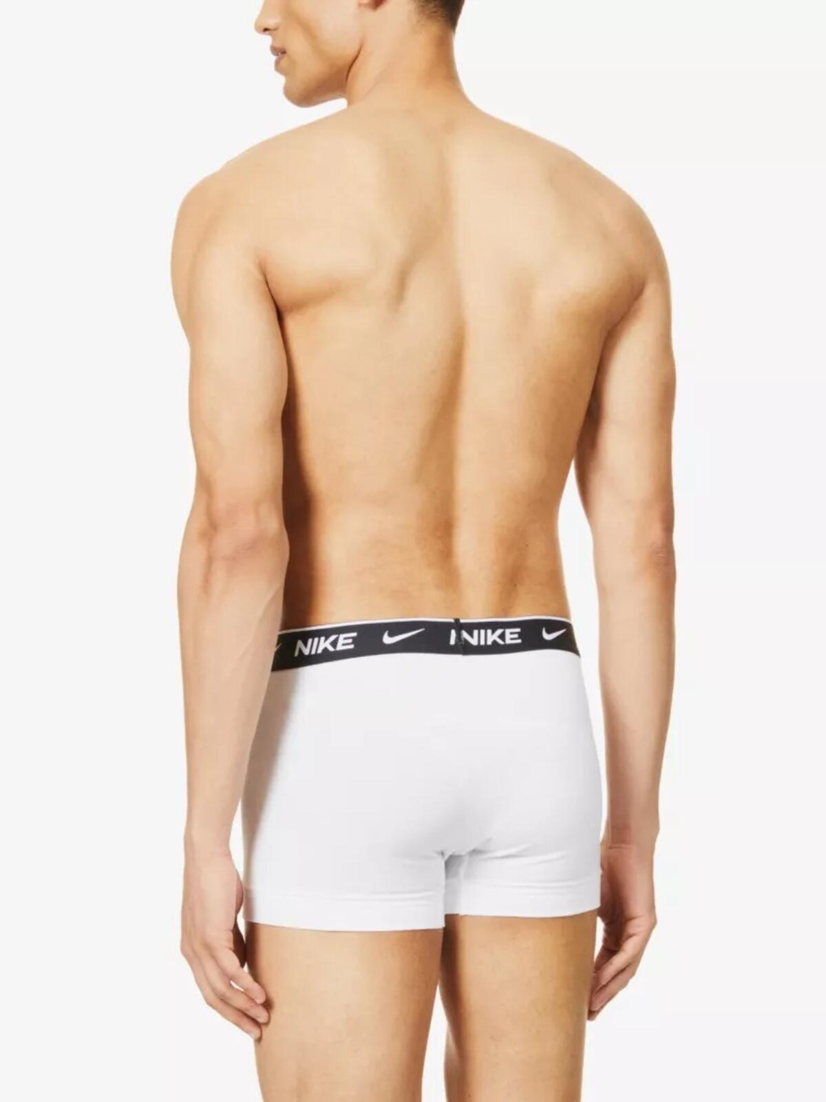 NIKE 3 pack regular-fit stretch-cotton trunks White XL Underwear Dri-FIT New