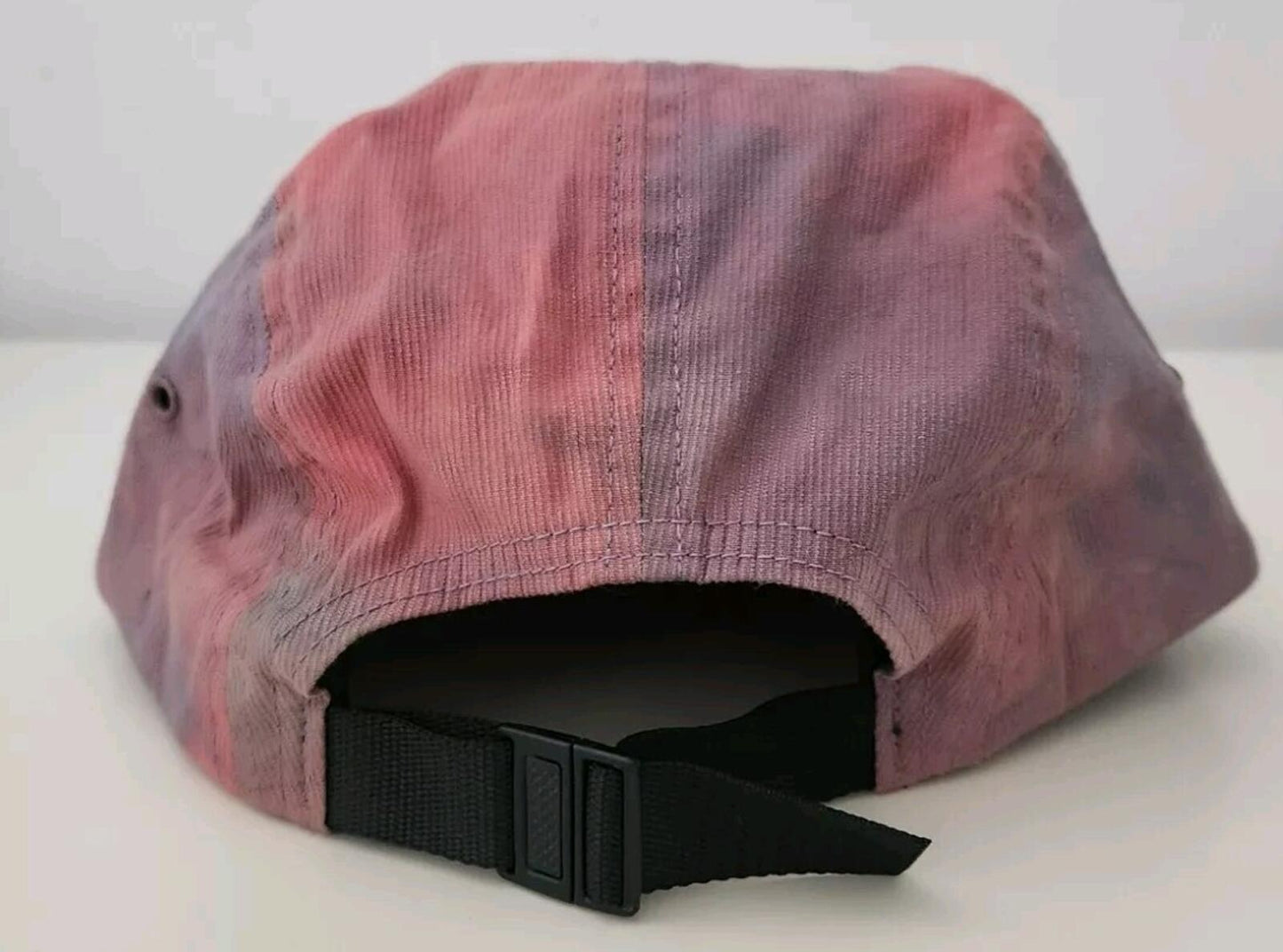SS16 Supreme Marbled camp cap Red hat box logo Made In U.S.A