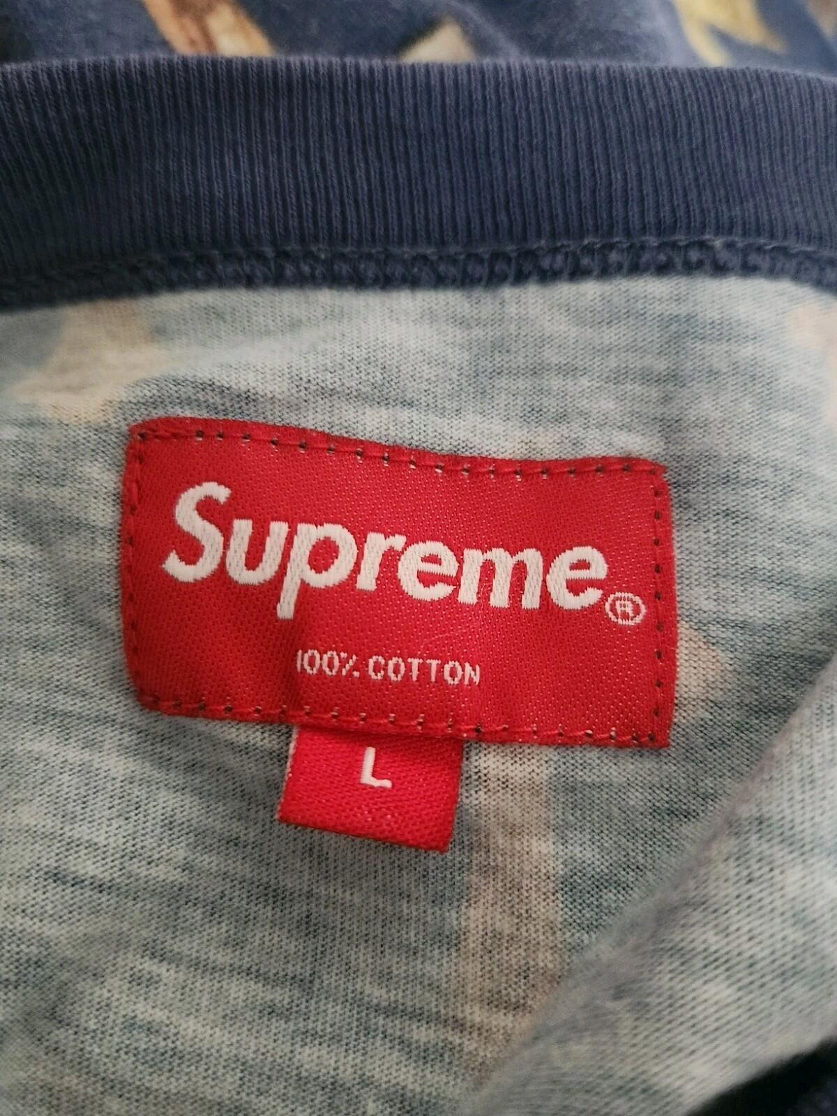 SS13 Supreme Crosses Tee size L large navy T-shirt 2013 vintage rare