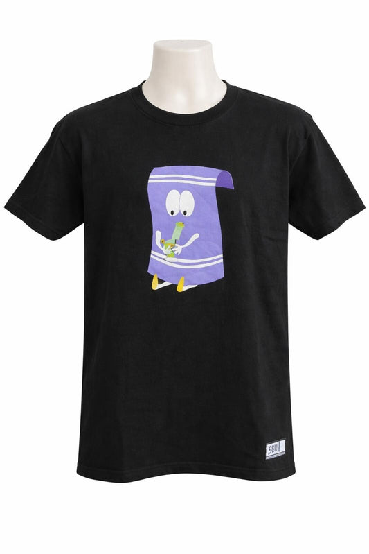 2015 HUF X SOUTH PARK '420 PACK' CAMISETA TOWELIE Negra Talla M