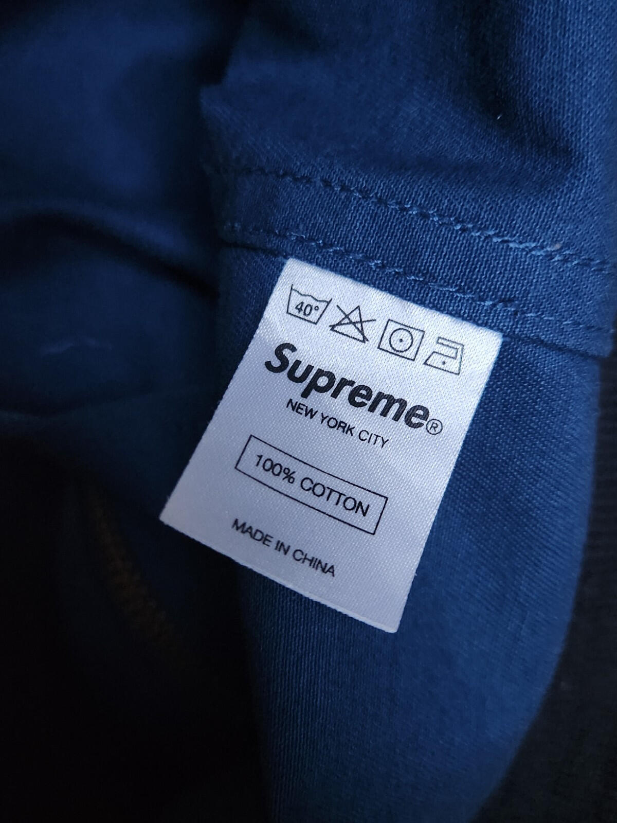 SS13 Supreme Cadet varsity jacket blue L large vintage 2013 Vintage Rare