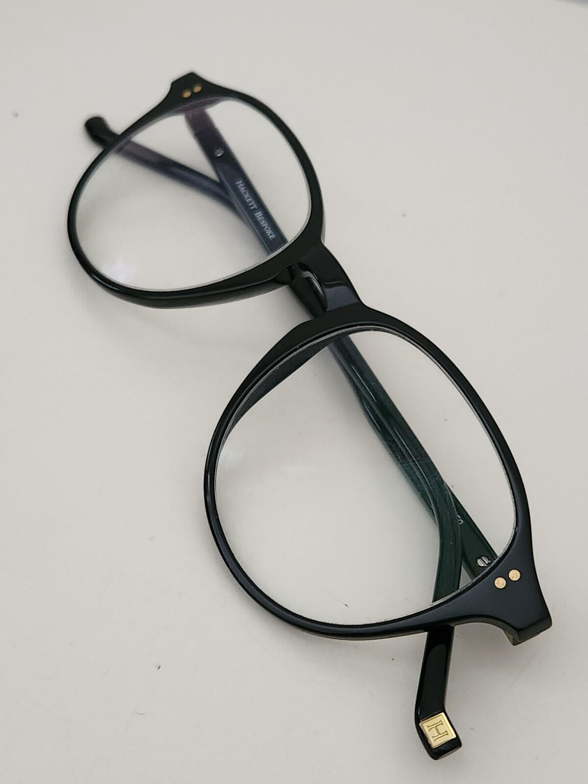 HACKET BESPOKE Glasses HEB311 Acetate Frames RRP £207 Black Accessory 2023