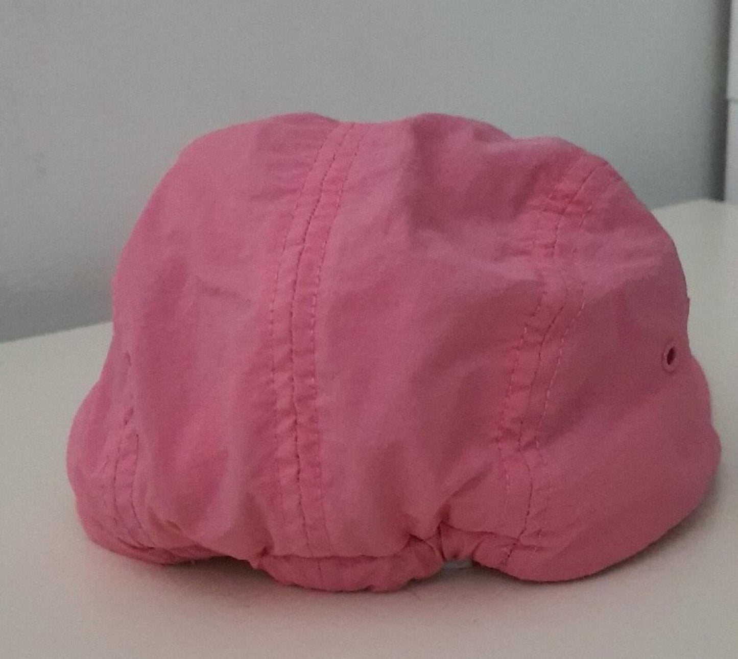 SS18 Supreme Raised Logo Patch Camp Cap Pink Nylon Hat Box Logo S/M Small Medium