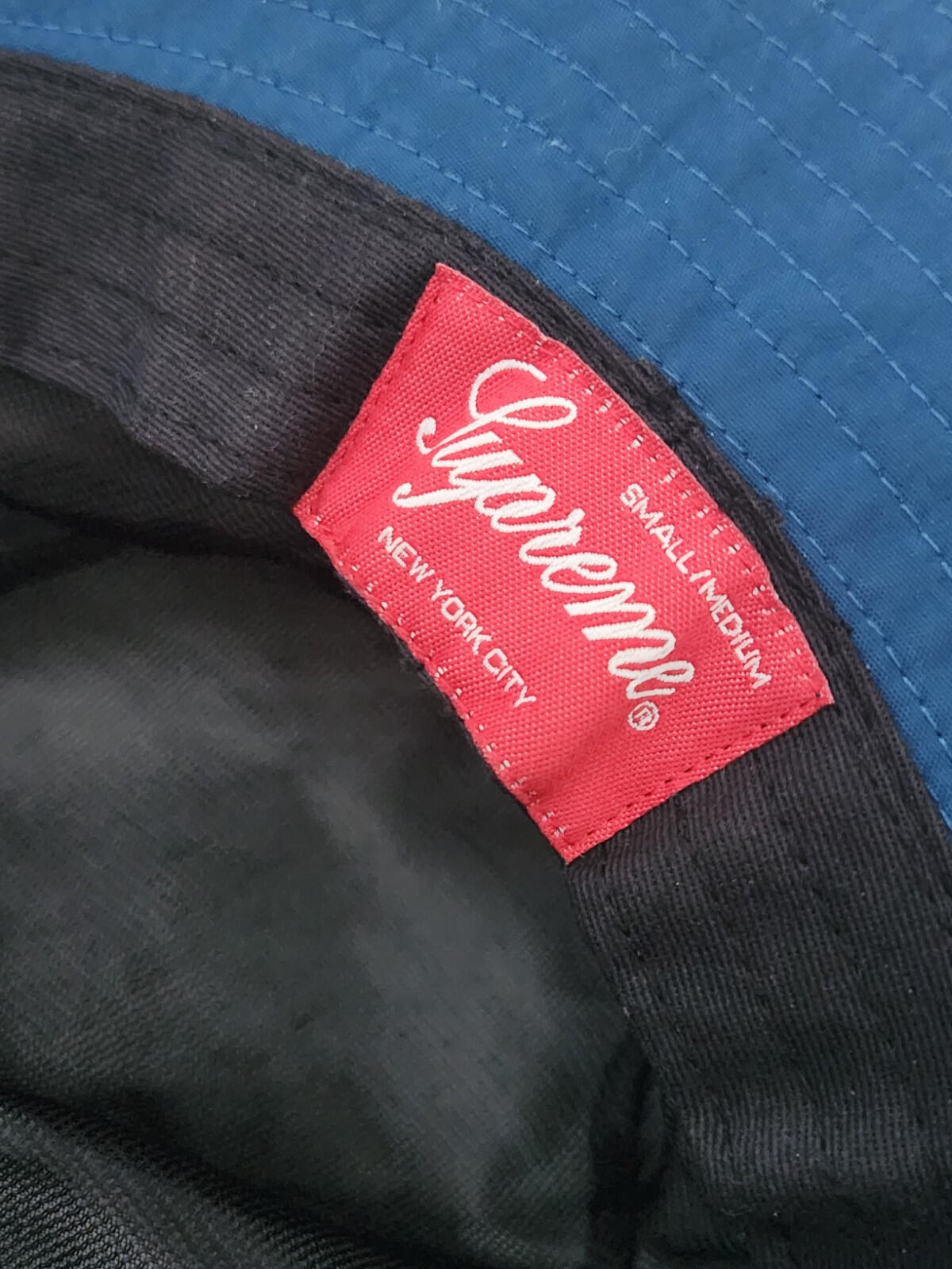 SS19 Supreme GORE-TEX crusher Small Medium bucket hat Dark Teal Waterproof S / M