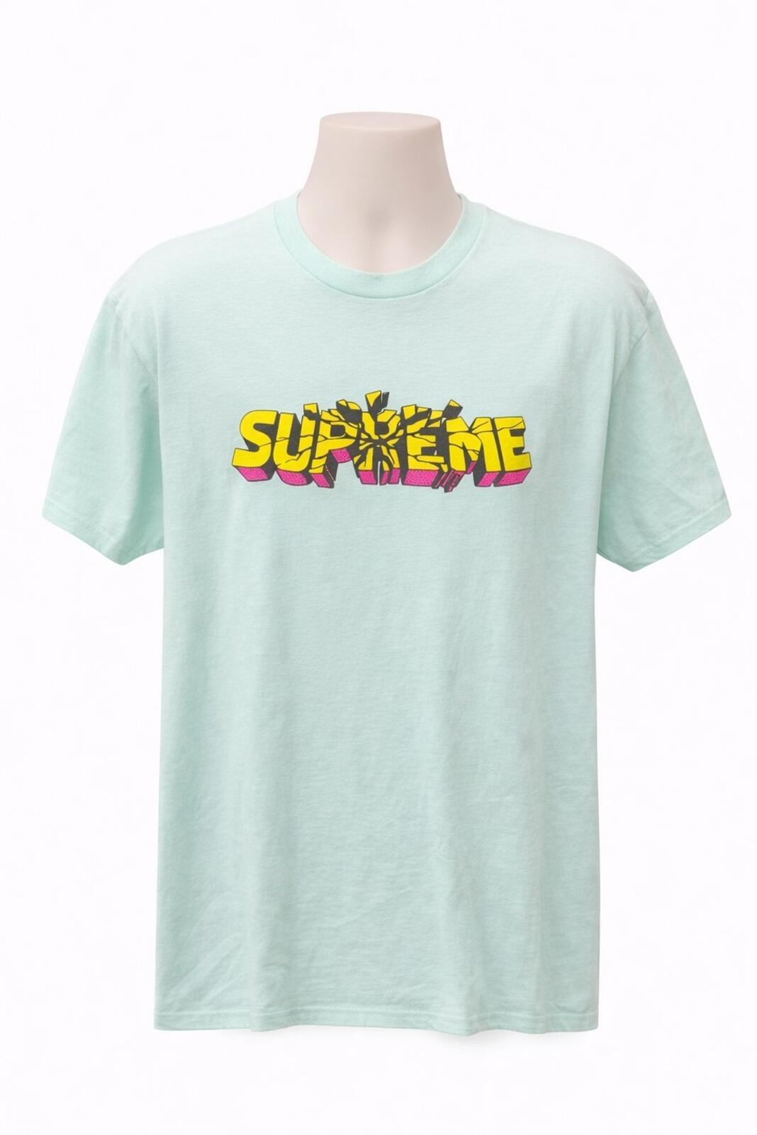 FW08 Supreme Hulk Smash Logo Tee Size L