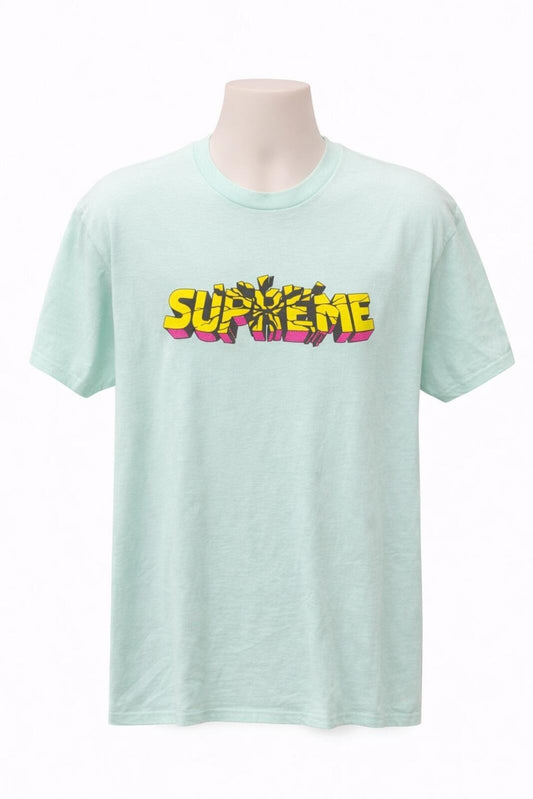 FW08 Supreme Hulk Smash Logo Tee Size L