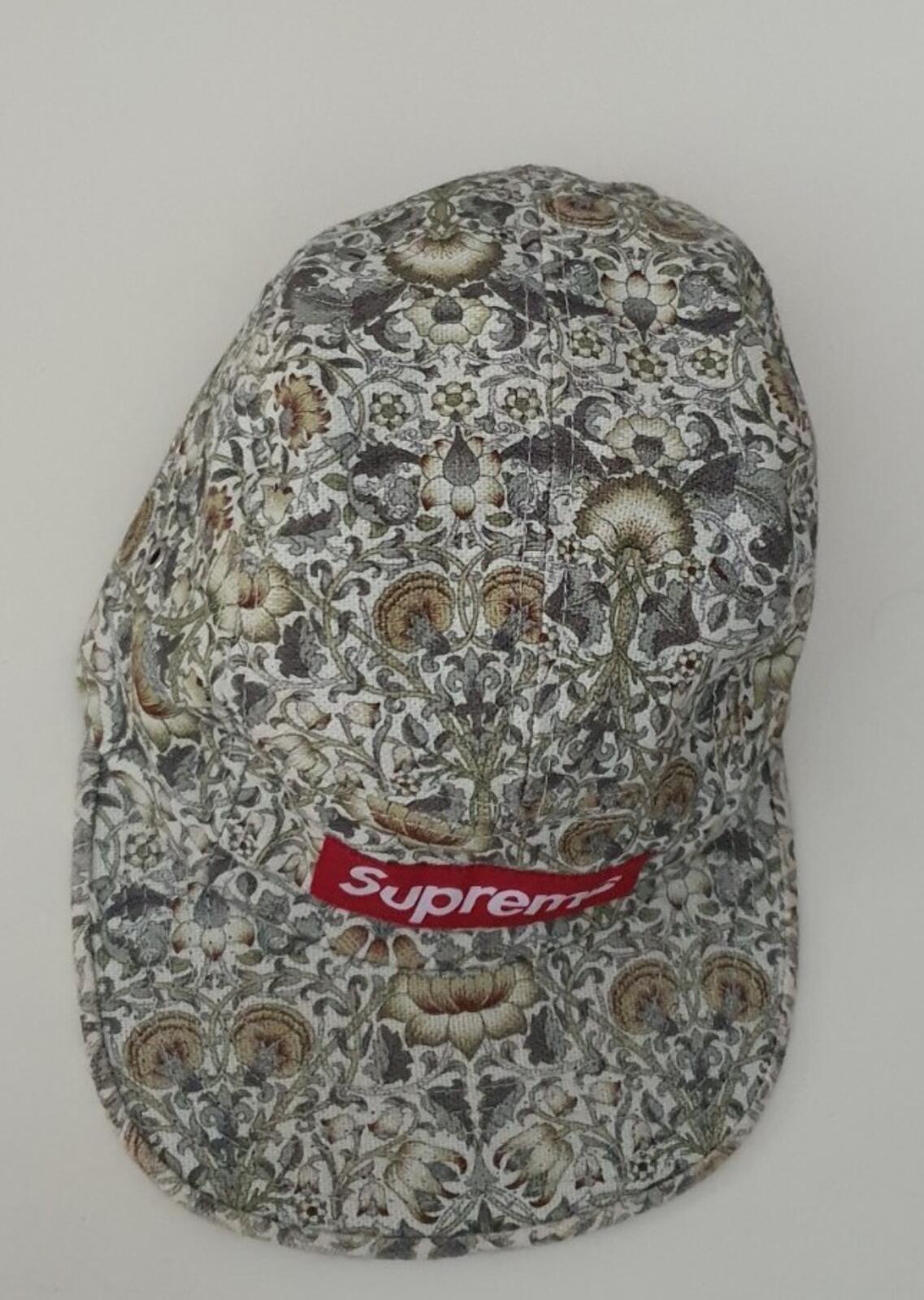 SS12 Supreme Liberty Art Fabrics Floral Camp Cap vintage 2012 hat box logo Rare